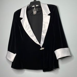 Alex evenings velvet coat